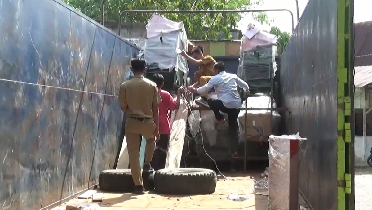 Tunjang Swasembada Pangan, Pemkab Tebo Terima 6 Unit Treser