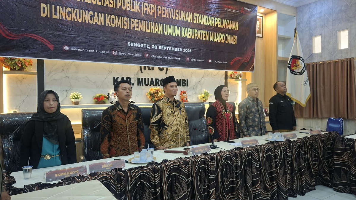 KPU Muaro Jambi Buka Ruang Kritik, Susun Standar Layanan Publik