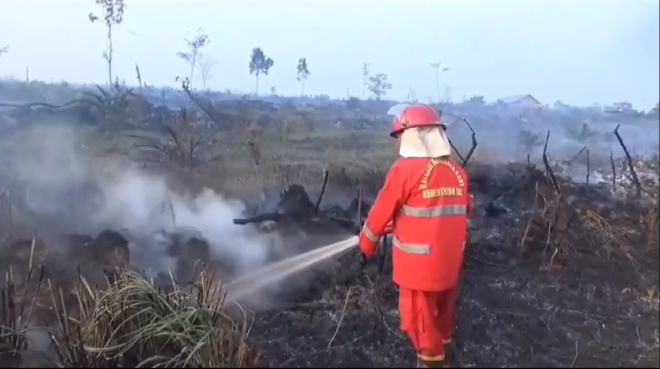 Pada Peralihan Musim Masih Ditemukan 2 Titik Panas di Kumpeh