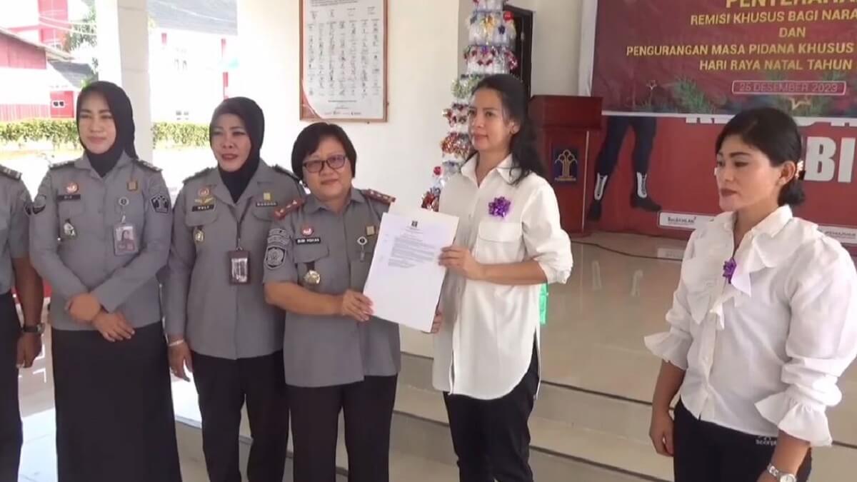 2 Napi di Lapas Perempuan Kelas II B Jambi Dapat Remisi Natal