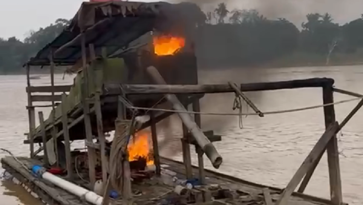 Polres Tebo Razia PETI di Desa Pelayang, Satu Penambang Diamankan