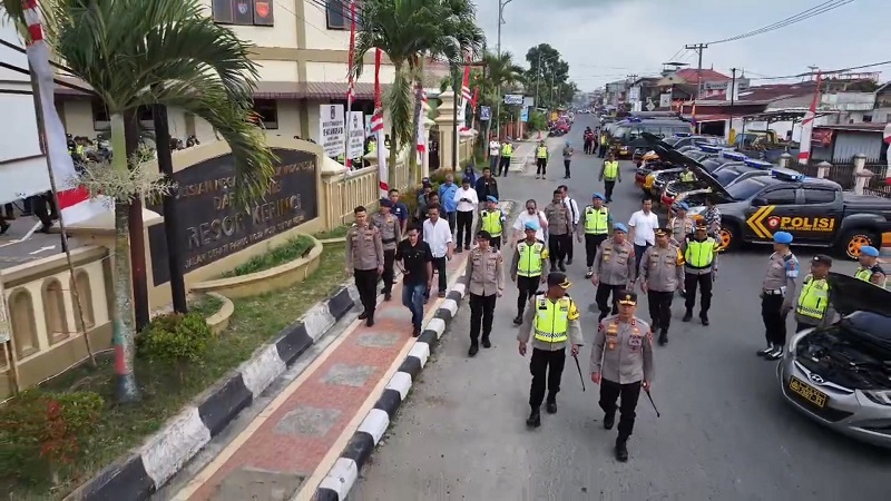 Kapolda Jambi Irjen Pol Rusdi Periksa Persiapan Pengamanan Pilkada di Kerinci