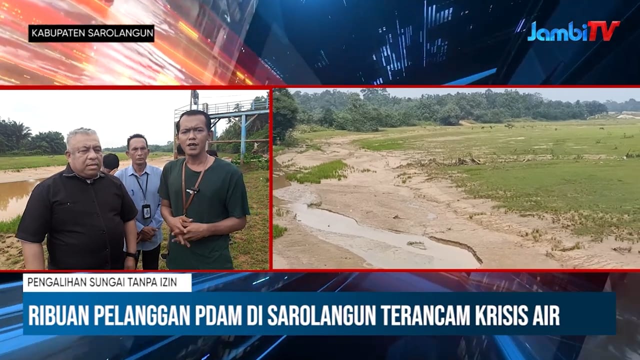 Sungai Di Alihkan Secara Ileegal, Ribuan Warga Terancam Kehilangan Air Bersih