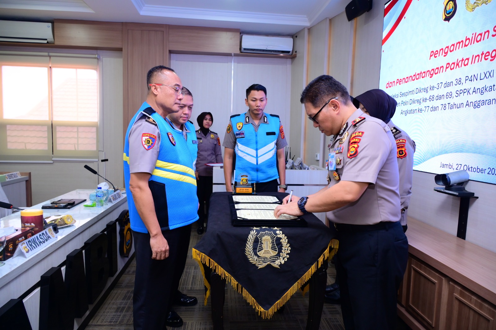 Fakta Integritas Seleksi Pendidikan Polri, Polda Jambi Ingatkan Peserta Jujur