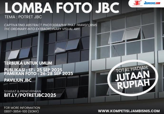 Jambi Business Center Gelar Lomba Foto 2025, Total Hadiah Jutaan Rupiah!