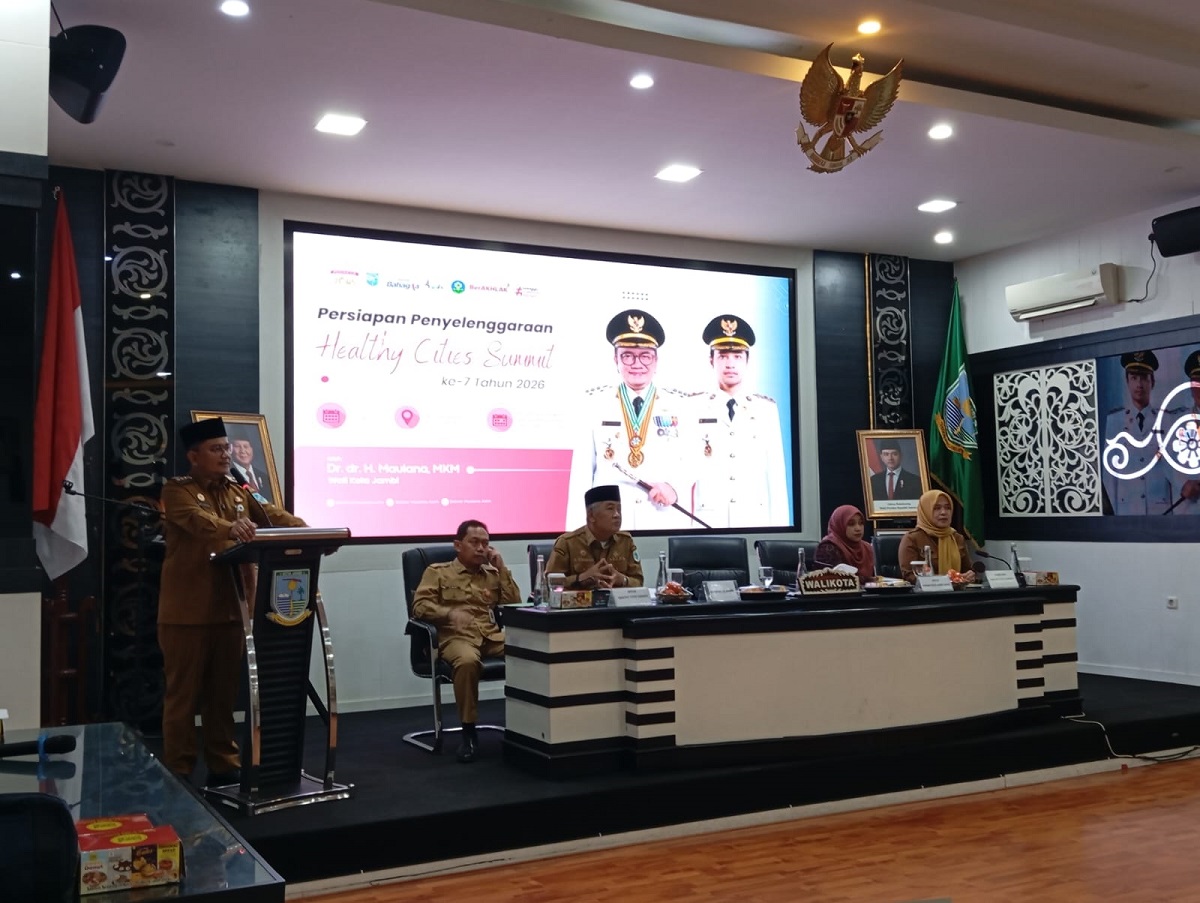 Jadi Tuan Rumah, Pemkot Jambi Matangkan Persiapan Healthy Cities Summit 2026