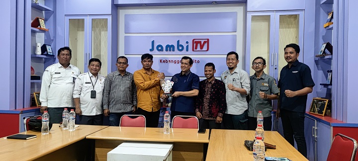 Komisioner KPU Provinsi Jambi Sambangi Jambi TV, IRON  : Jambi TV Media yang Memiliki Kapasitas Membantu Kami