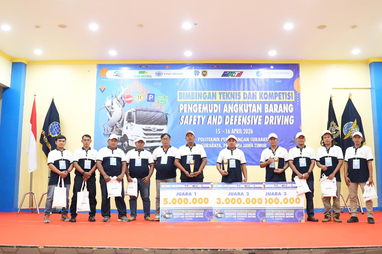 Perkuat Keselamatan Logistik, Kemenhub Gelar Bimtek Safety Driving Pengemudi Angkutan Barang