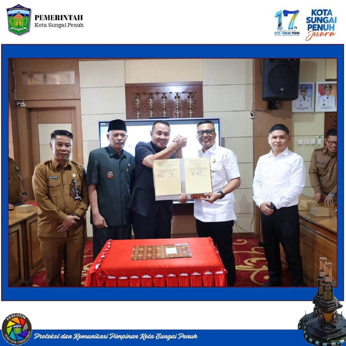 Pemkot Sungai Penuh dan Kejari Teken MoU Perkuat Penanganan Hukum