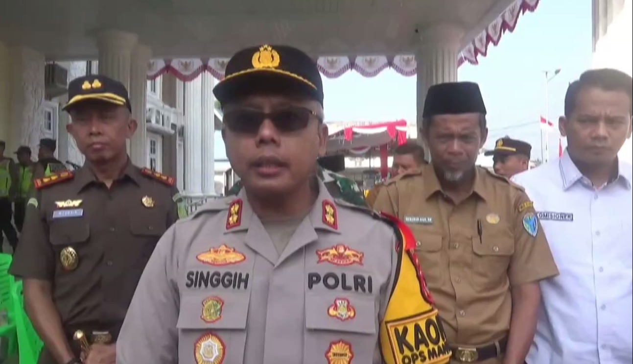 Puluhan Personel Pengamanan Mulai Siaga di Kpu dan Bawaslu Batanghari