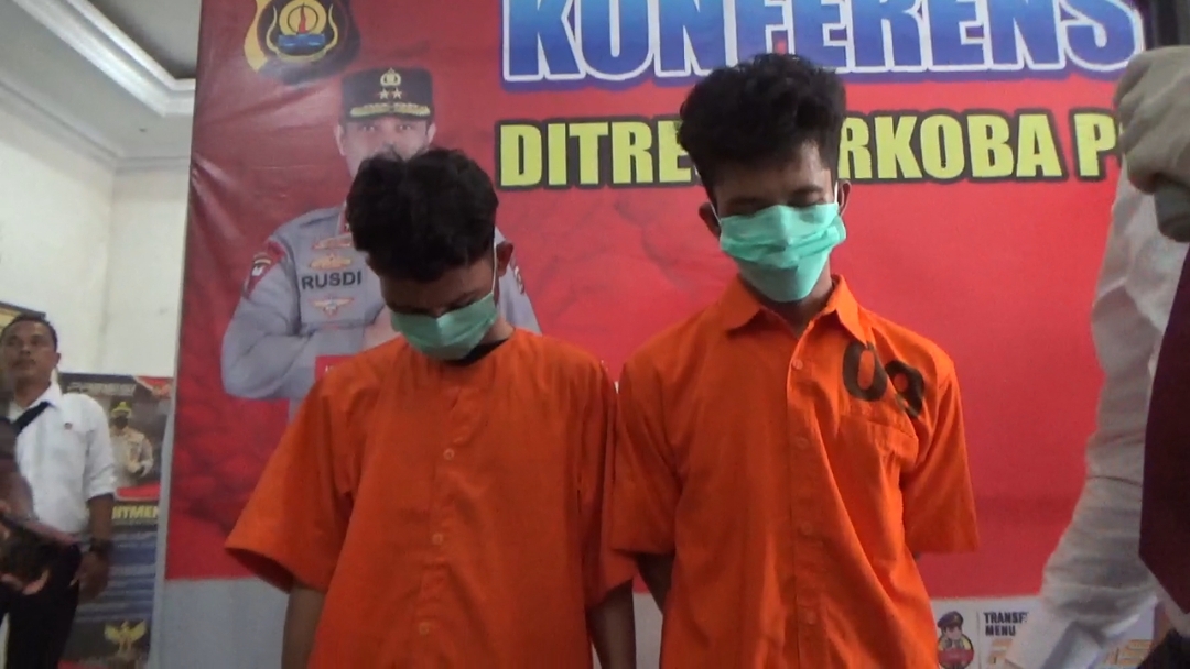 Dua Tersangka Narkoba Sabu dan Ekstasi Jaringan Malaysia Ditangkap Polda Jambi