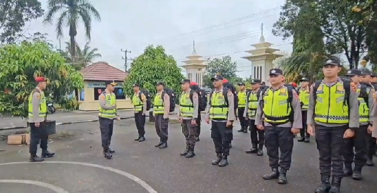 Polres Tebo Kerahkan 220 Personel untuk Pengamanan Pemungutan Suara Pilkada 2024