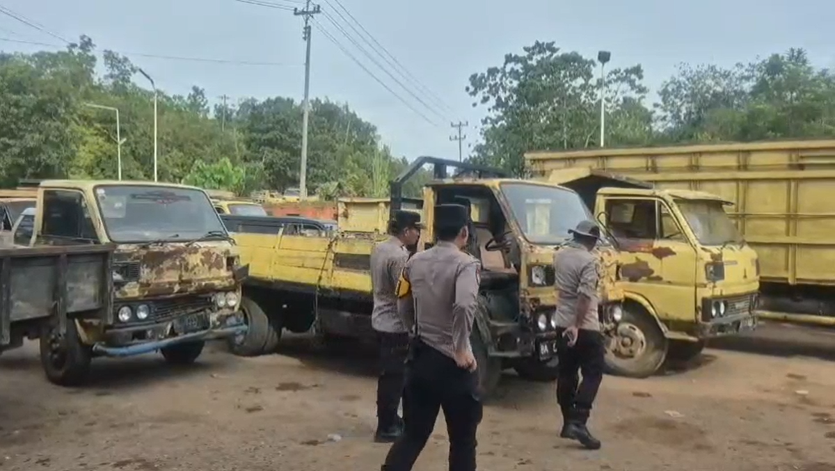 Sejumlah Kendaraan Pelangsir Diamankan Polres Bungo 
