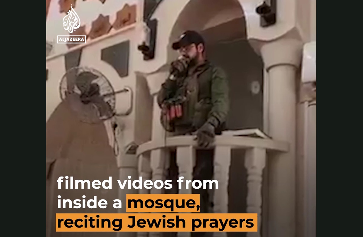 Terkutuk !!! Tentara Israel Lantunkan Do’a Yahudi dan Lagu Hannukah di Masjid Jenin Setelah Melakukan Serangan