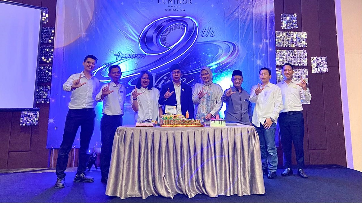 Perayaan Anniversary ke-9 Luminor Hotel Jambi Usung Tema “9 Magical Years”