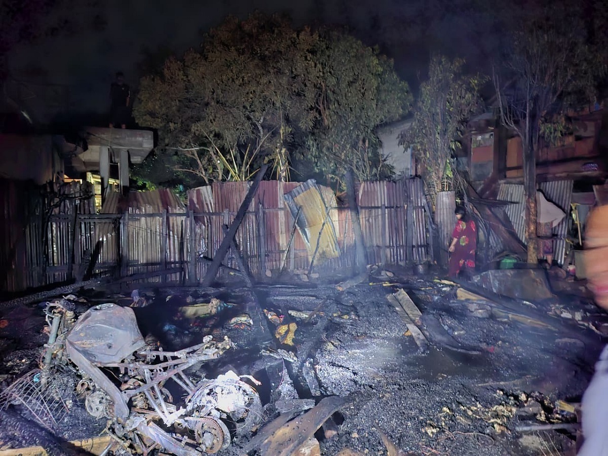 Rumah Terbakar di Jujuhan Ilir, Seorang Lansia Meninggal Dunia