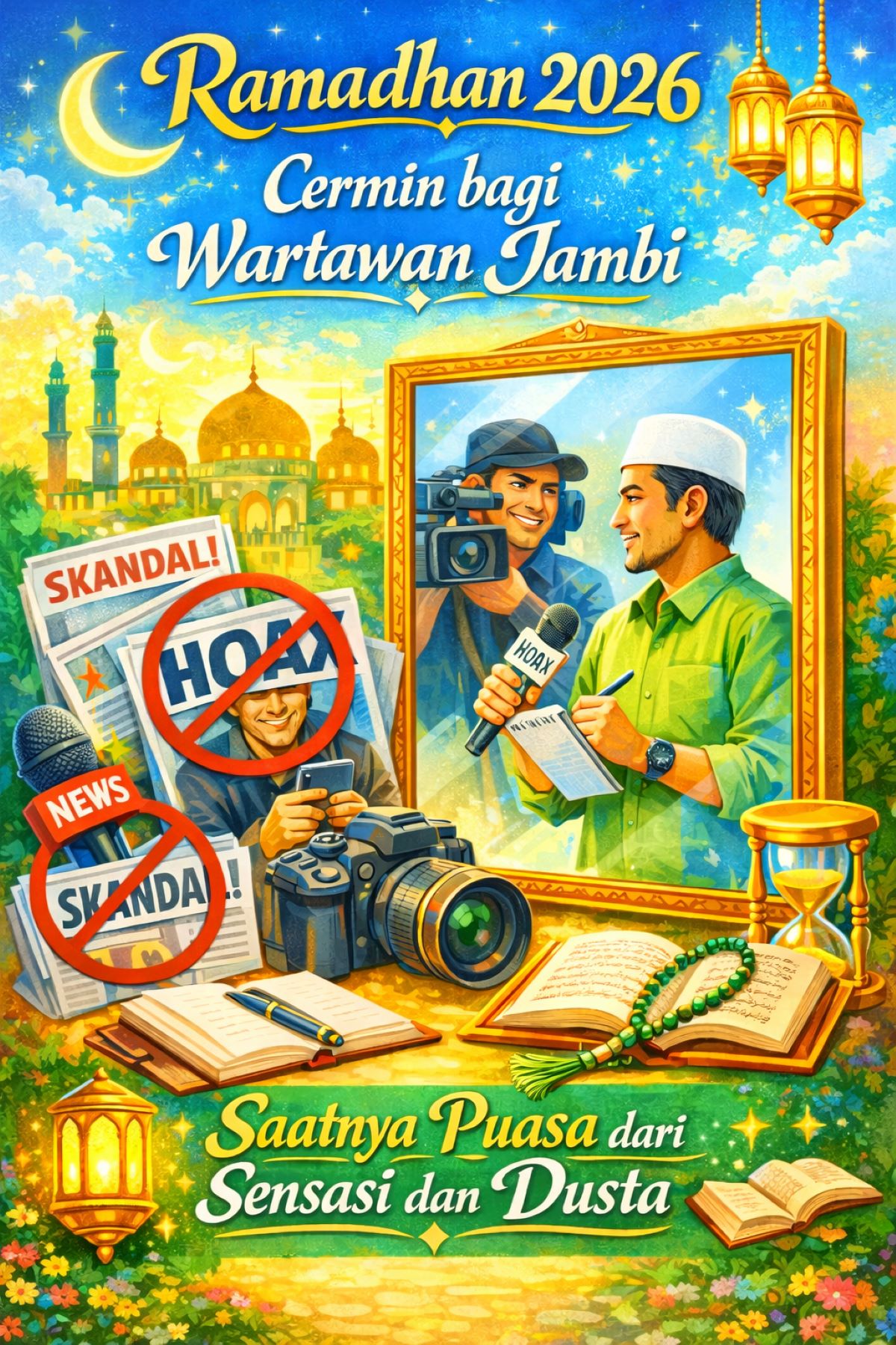 Ramadhan 2026 dan Cermin bagi Wartawan Jambi, Saatnya Puasa dari Sensasi dan Dusta