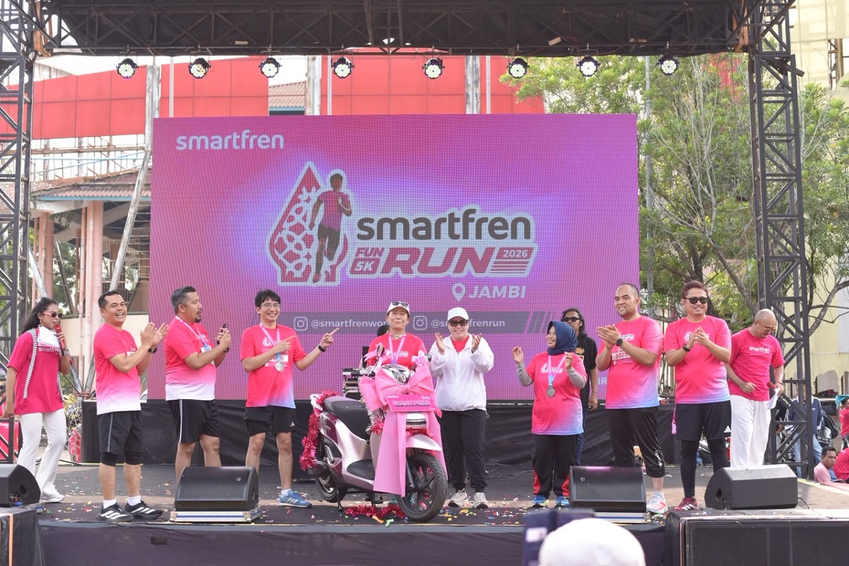 SMARTFREN Fun Run Jambi 2026 Jadi Momentum Perkuat Jaringan dan Dekatkan Diri dengan Pelanggan