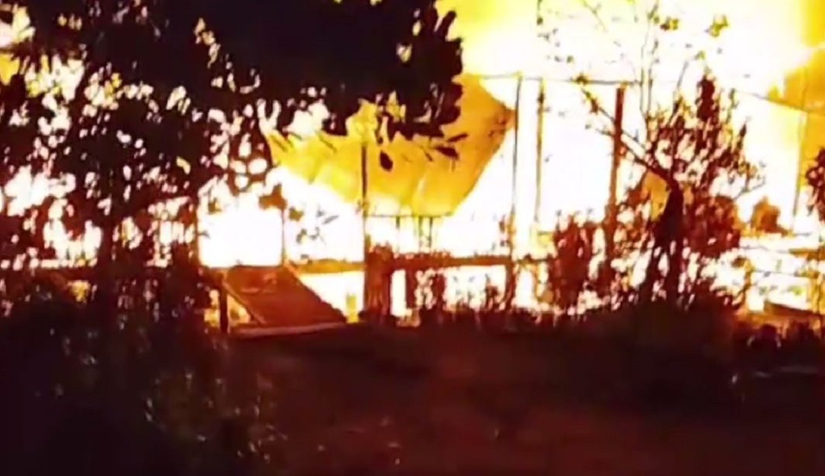 2 Rumah Dan 1 Toko Di Tanjab Barat Ludes Terbakar