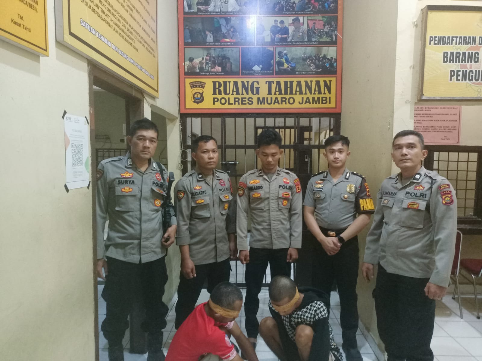 Tiga Tahanan Kabur dari Mapolsek Maro Sebo, Dua Ditangkap Kurang dari 24 Jam,Ini Penjelasan Kapolres