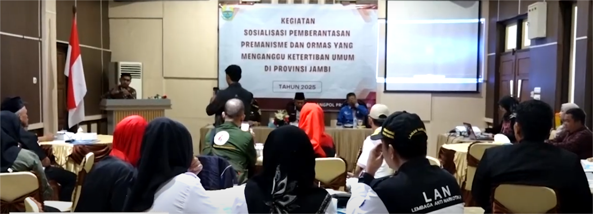 Kesbangpol, Polda, dan Korem Jambi Bersatu Cegah Premanisme Lewat Sosialisasi
