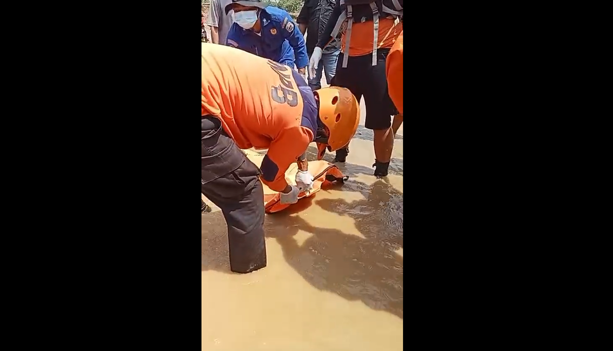 Korban Tenggelam  Berhasil Ditemukan Dengan Jarak 30 Km 