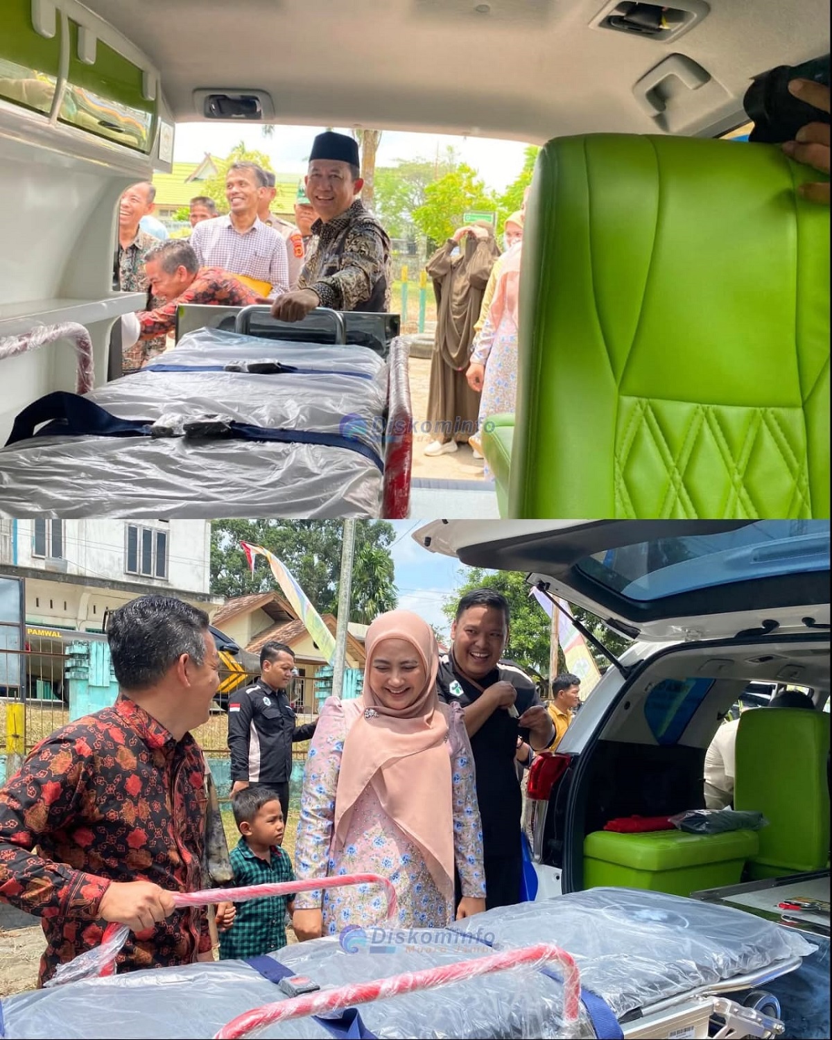 Pemkab Muaro Jambi Perkuat Layanan Darurat, Ambulans Baru Diserahkan ke Puskesmas Tanjung