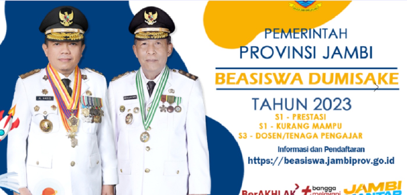 Segini Besaran Nilai Beasiswa 2023 Yang Diterima dari Pemerintah Provinsi Jambi