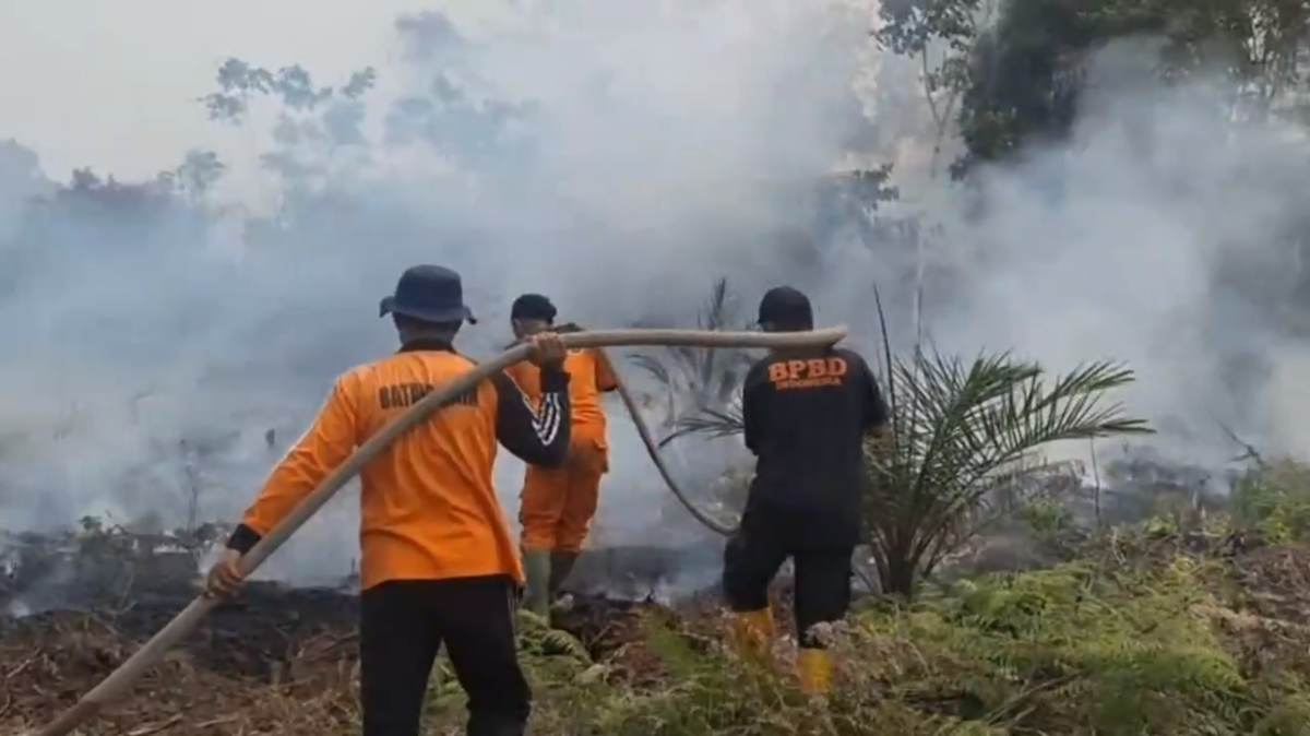 Dampak KARHUTLA Ispu Di Batang Hari Kembali Naik Ke Level Sangat Tidak Sehat Kabupaten Batang Hari