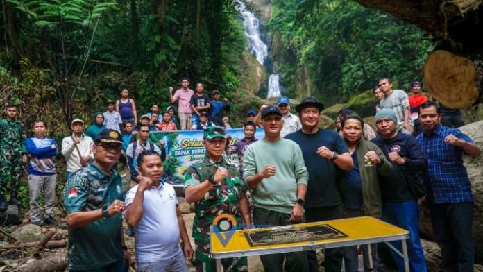 Menginap dan Mandi Langsung di Lokasi, Bupati H. Hurmin Resmikan Wisata Telun Tujuh Bukit Berantai