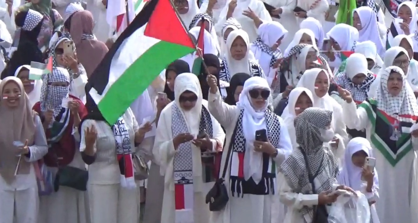 Pemkab dan Masyarakat Merangin Dukung Palestina Merdeka Dari Kekejaman Israel