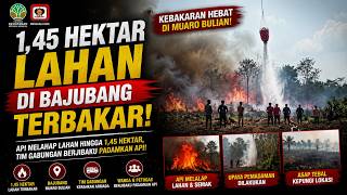 1,45 Hektare Lahan Terbakar di Batang Hari, Heli Water Bombing Dikerahkan
