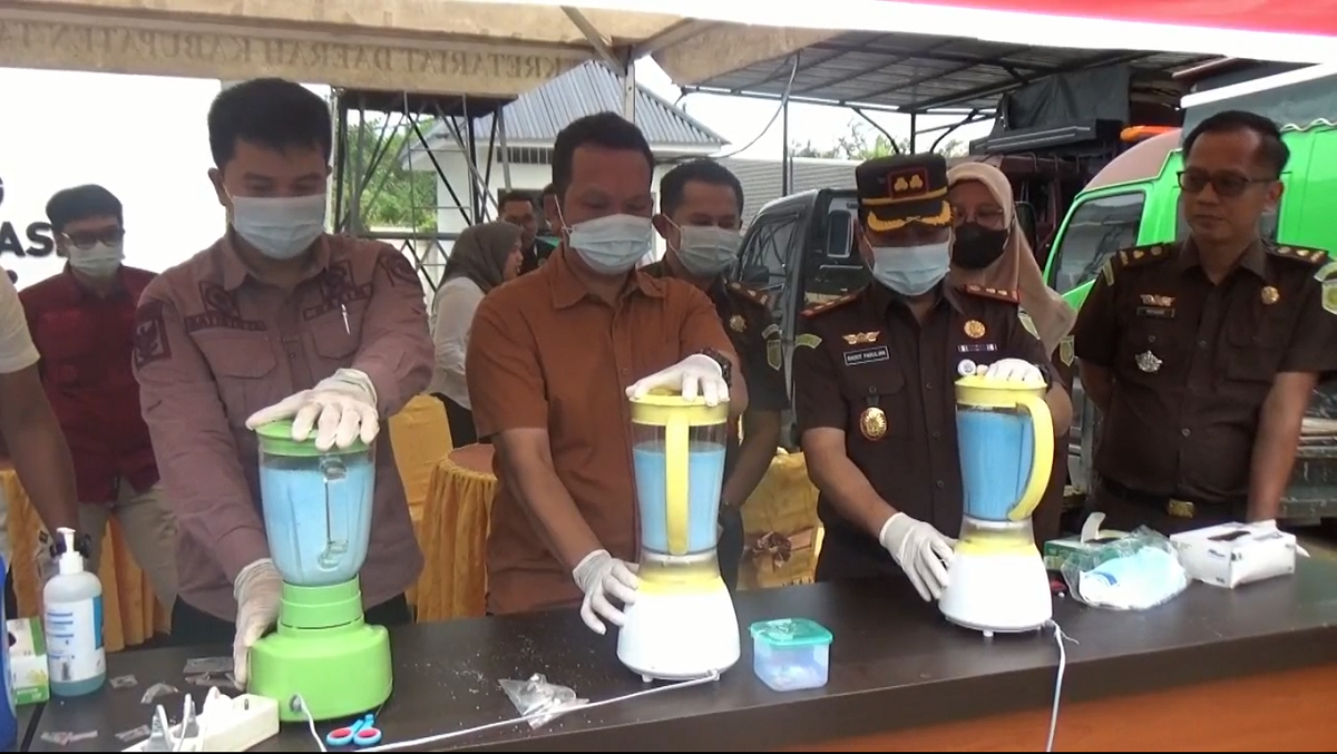 Narkoba Mendominasi, Kejari Tanjabbar Musnahkan Barang Bukti 145 Perkara