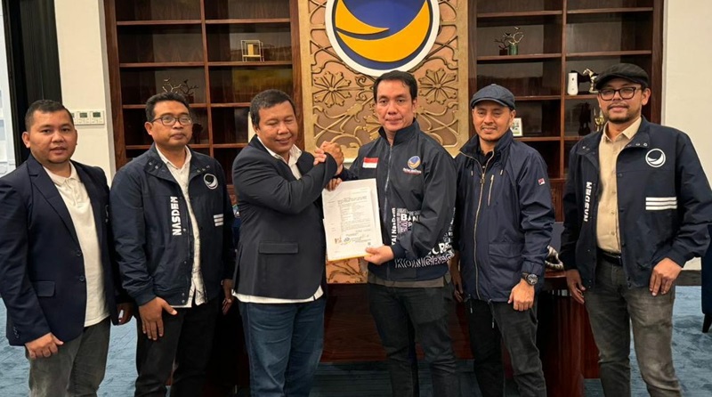 Romi Hariyanto Akhirnya Dapat Perahu Parpol, Nasdem Resmi Berikan Dukungan di Pilgub Jambi 2024