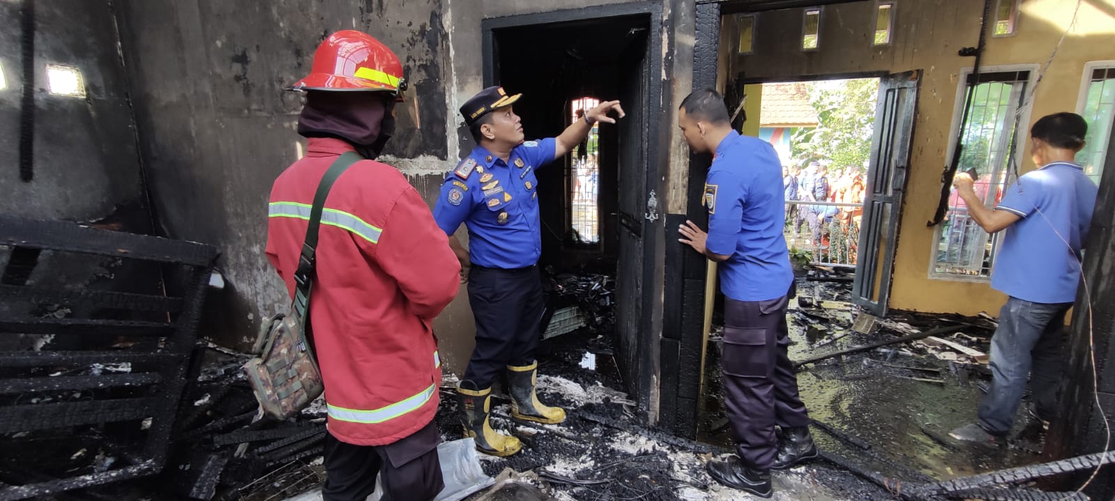 Karena Lupa Cabut Colokan Kipas Angin, Rumah Warga di Olak Kemang Ludes Terbakar