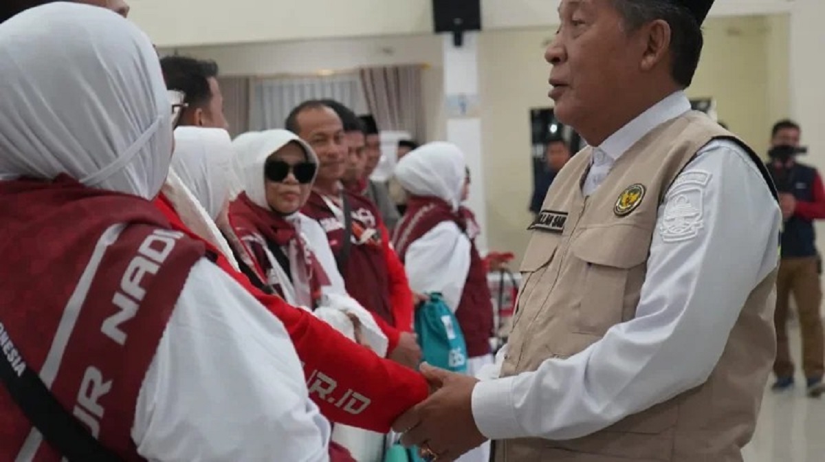 Sebanyak 442 JCH Kloter BTH 22 Provinsi Jambi diberangkatkan ke Tanah Suci