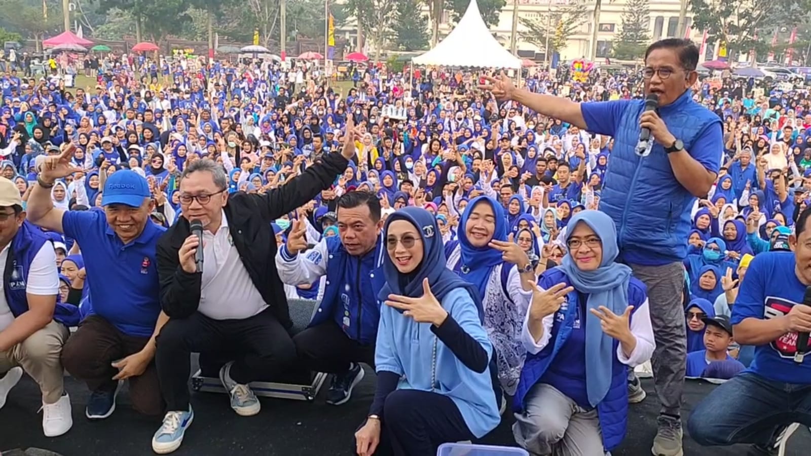 Ribuan Kader PAN birukan Langit Jambi