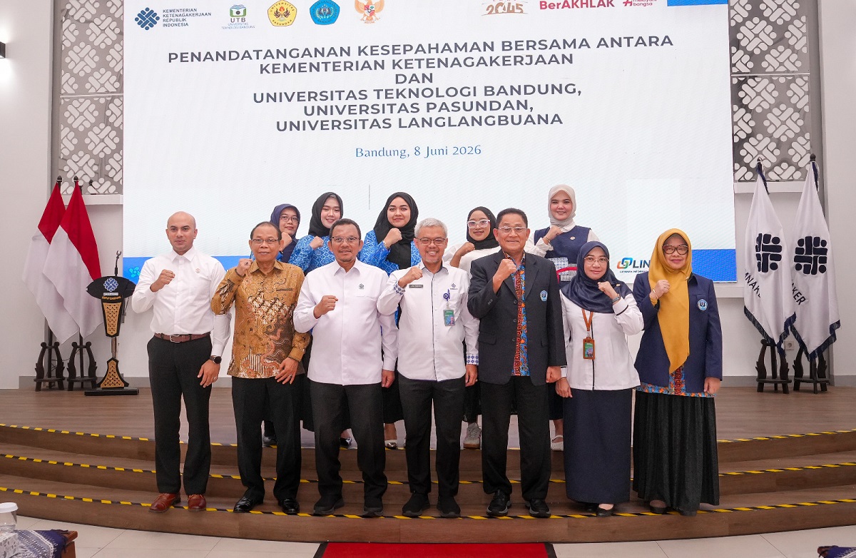 Kemnaker Gandeng Tiga Kampus di Bandung untuk Pengembangan SDM, Riset, dan Pengabdian Masyarakat