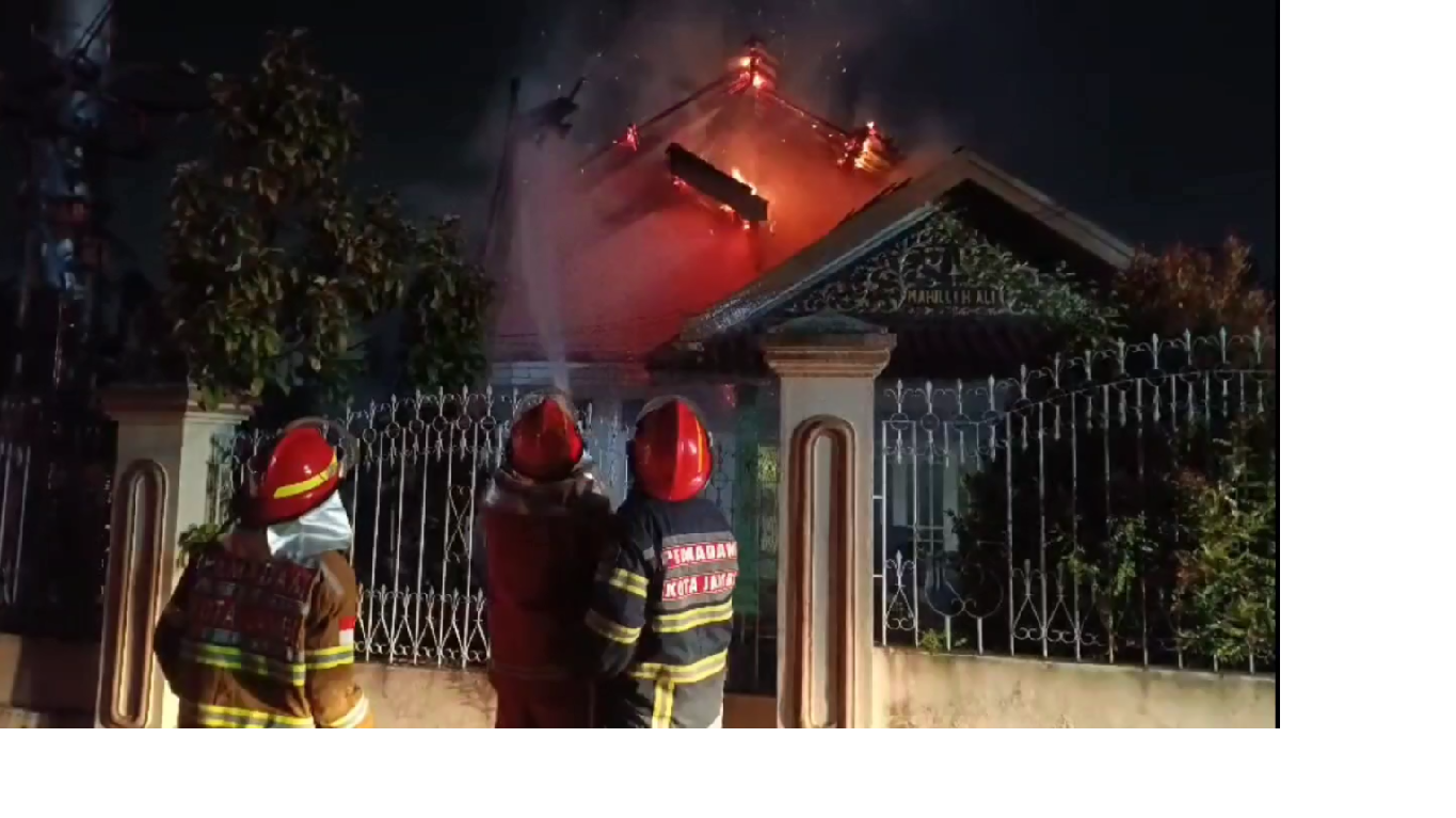Kebakaran Rumah Terjadi di Jambi Selatan, Satu Bangunan Terbakar