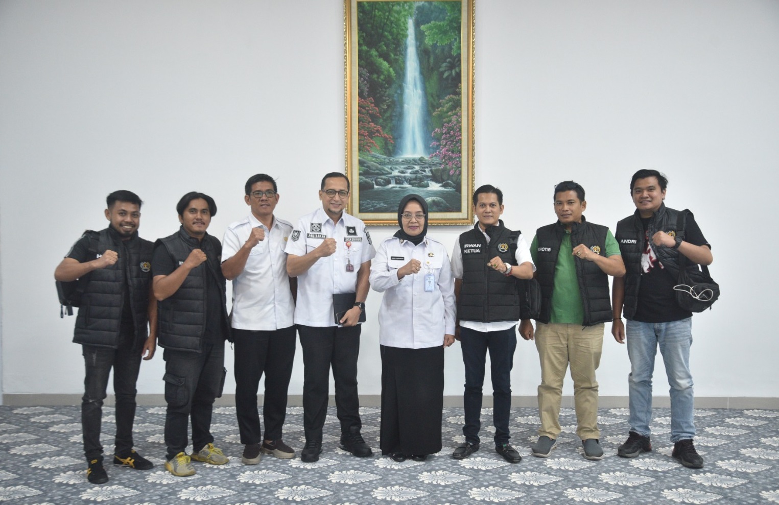 Pj Walikota Jambi  Sri Purwaningsih Terima Audiensi dan Silaturahmi Pengurus PWI Kota Jambi 