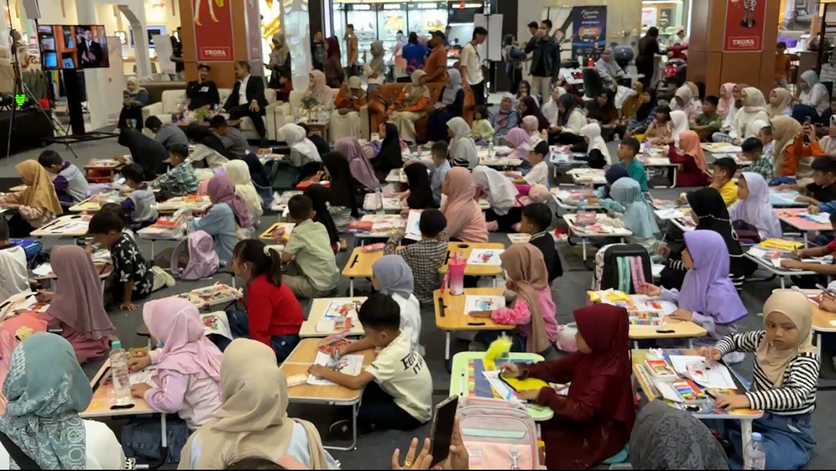Diniyyah Al Azhar Jambi Gelar Lomba Mewarnai di Event PRO 2025