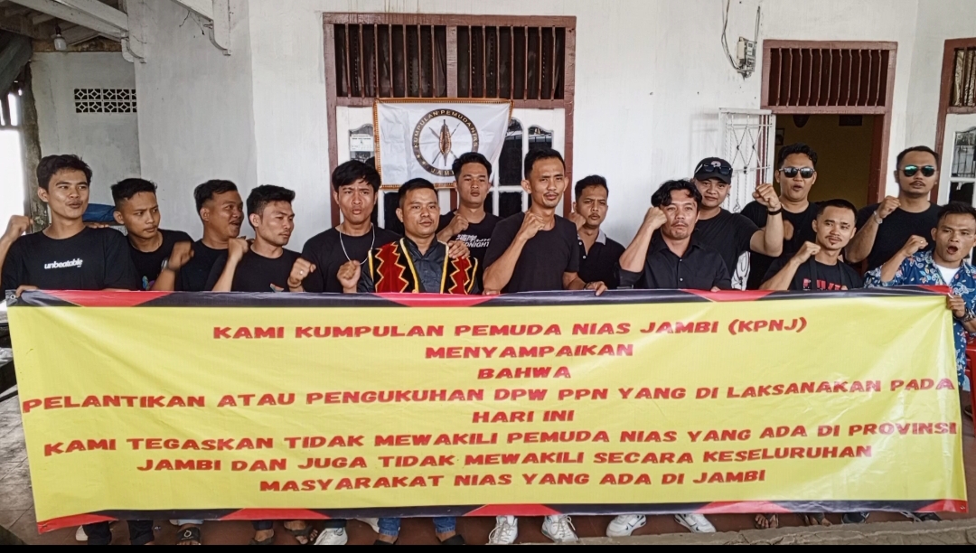 Ketua Kumpulan Pemuda Nias Jambi Tegaskan Tidak Ikut Campur dalam Pelantikan dan Pengukuhan Organisasi PPN