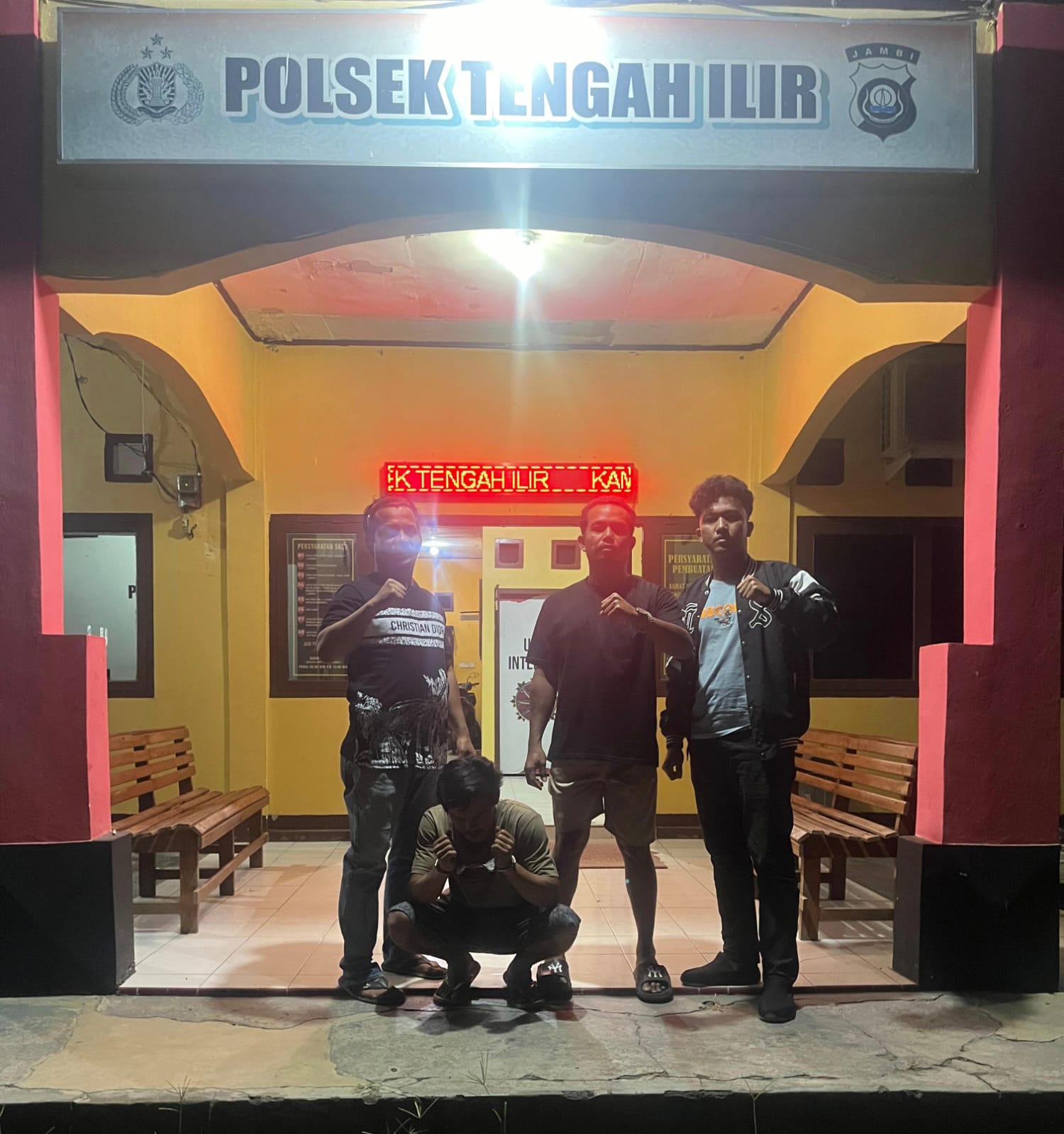 Polsek Tengah Ilir Ringkus Pengedar Uang Palsu