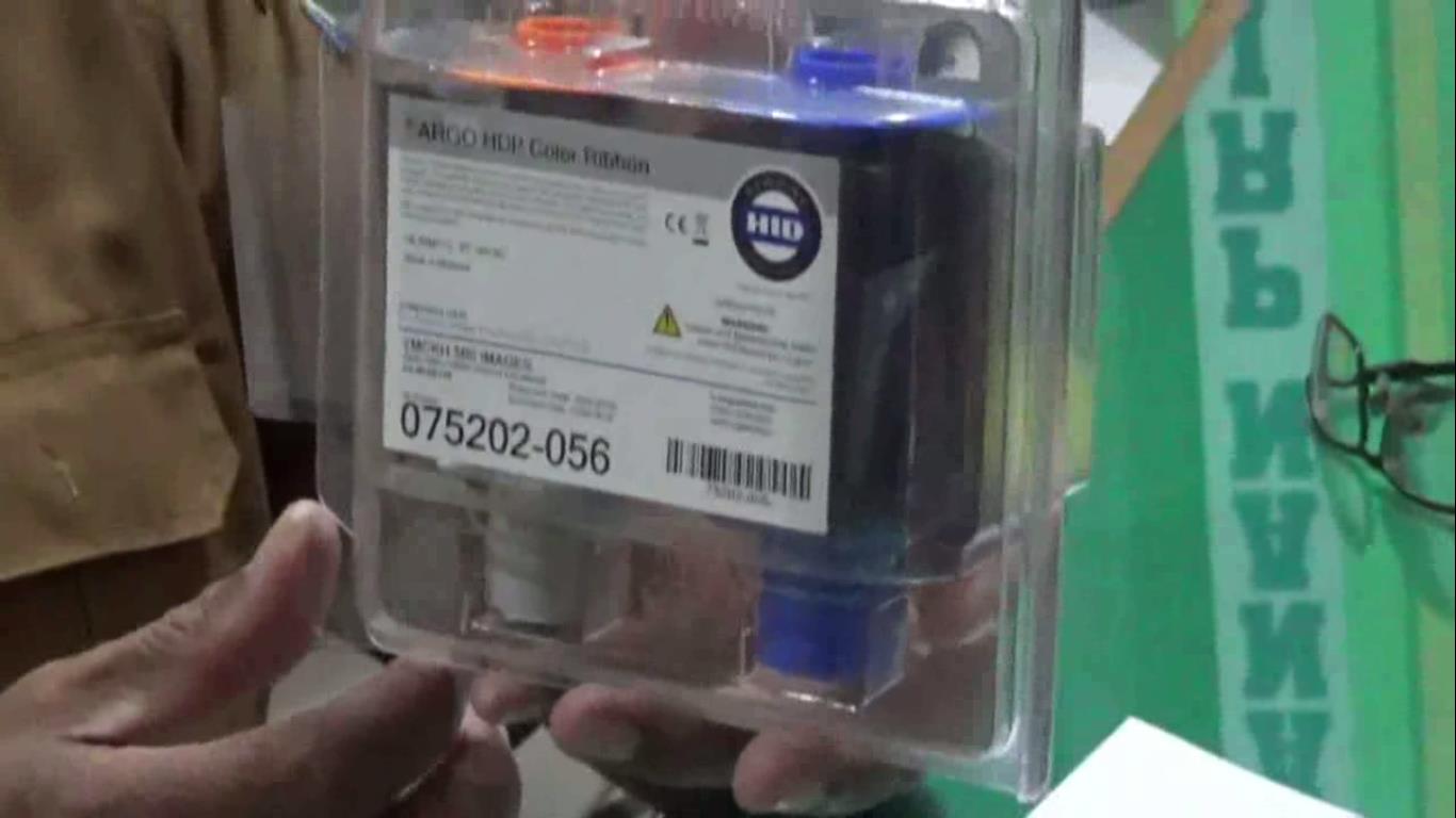 Sempat Habis, 7 Paket Tinta Ribbon E-KTP Akhirnya Disalurkan di Batang Hari