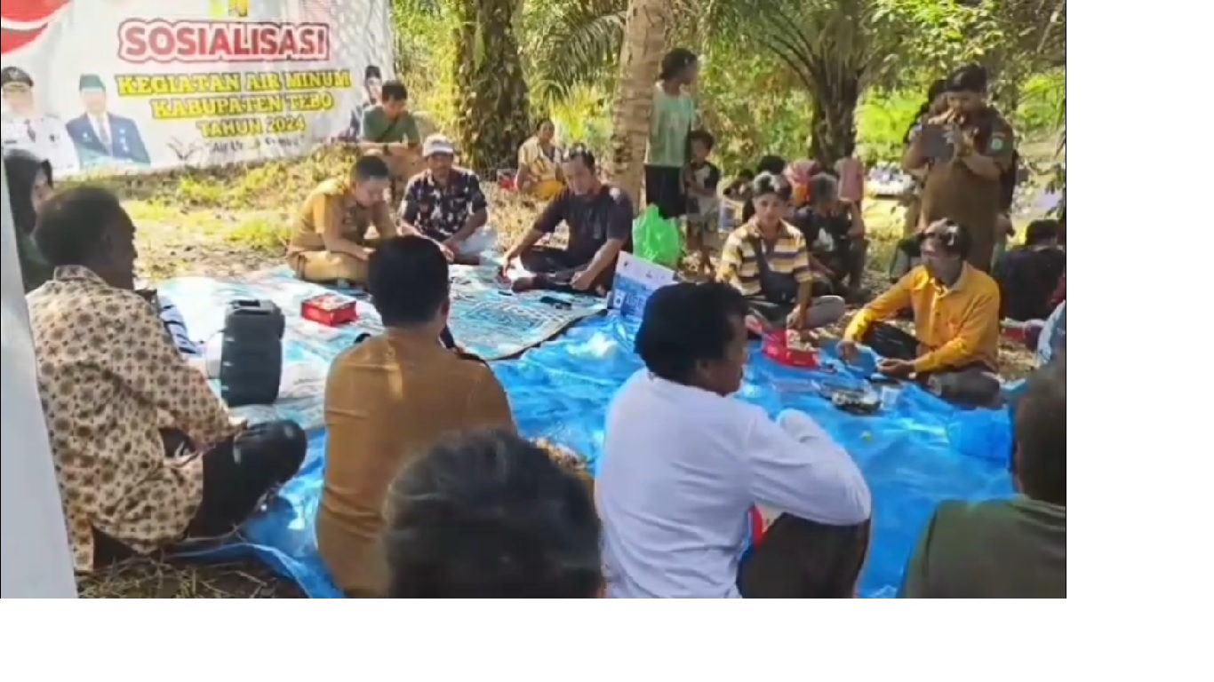 Suku Anak Dalam di Tebo Nikmati Manfaat Program PAMSIMAS, Terima Kasih untuk Air Bersih