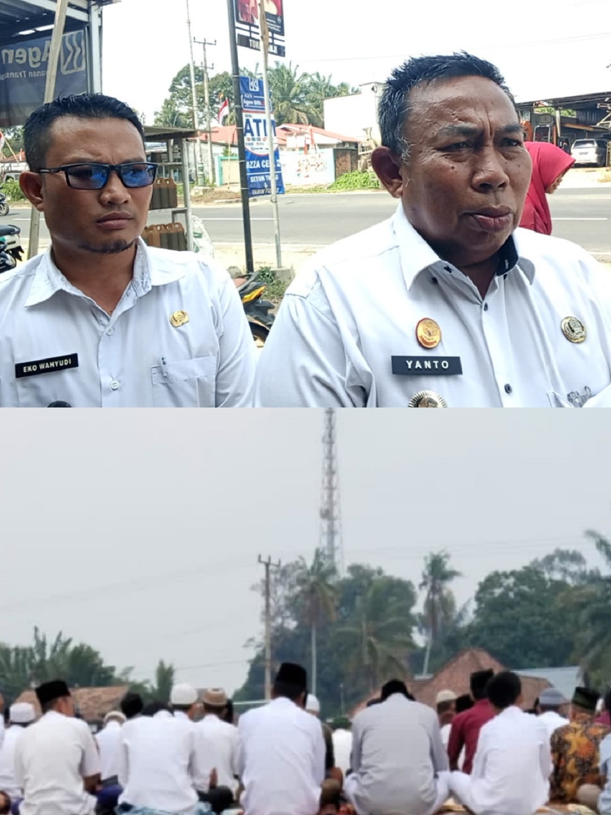 Forkopincam Tebo Ilir Bersama Masyarakat Gelar Salat Istisqa, Berharap Hujan Segera Turun