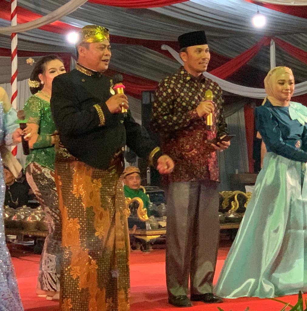 Dukung Pelestarian Kebudayaan Tradisional, Edi Purwanto Hadiri Pagelaran Wayang Kulit di Makorem 042 Gapu