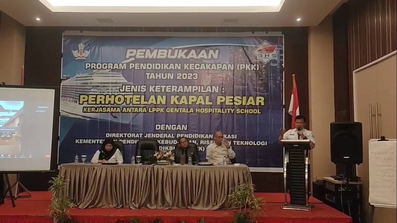 Gentala Hospitality School Gelar Pendidikan Kecakapan Kerja Perhotelan Tahun 2023