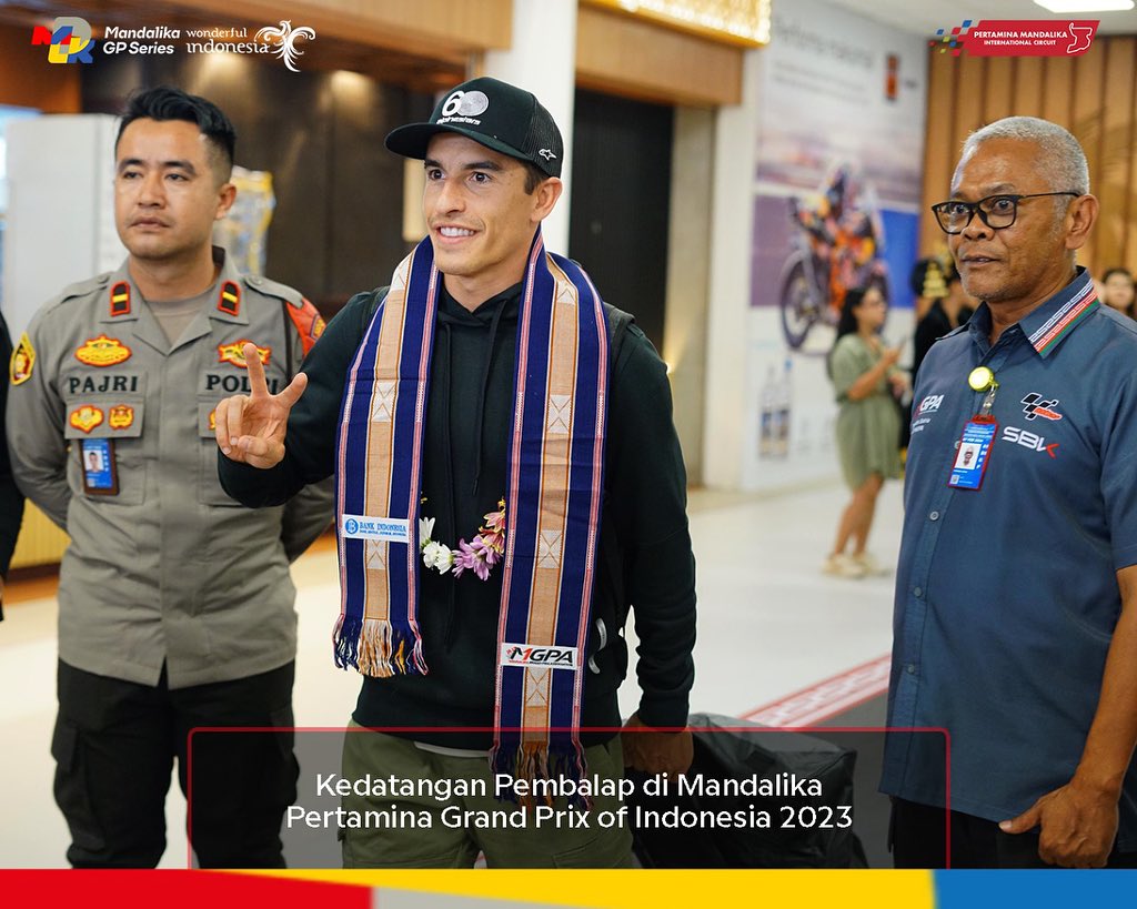 MotoGP Mandalika 2023, Marquez dan Quartararo Telah Tiba di Lombok