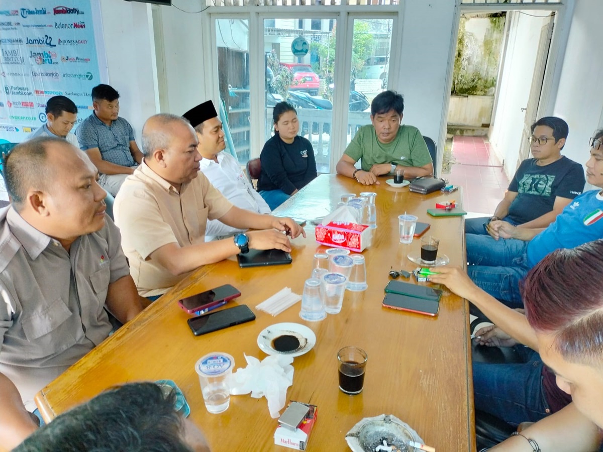 Perkuat Silaturahmi, Petrochina Jabung Ltd Sambangi Kantor SMSI Provinsi Jambi